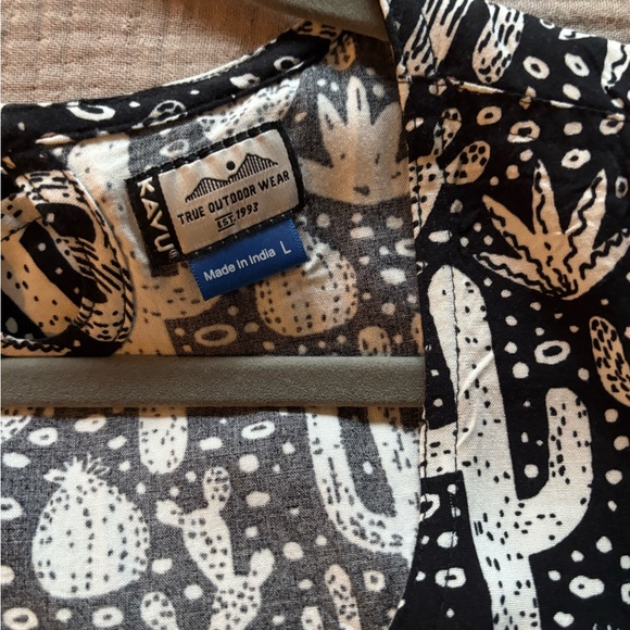 Kavu Black and White Cactus Midi Dress - Picture 3 of 4